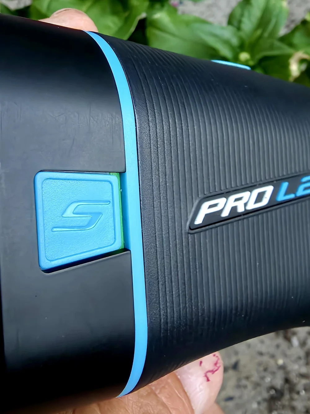 Shot Scope Black Rangefinder with Teal Accent Stripe